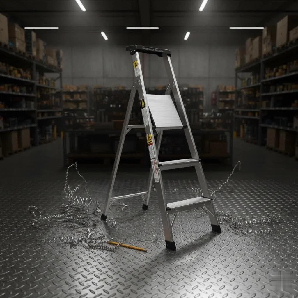 Werner 3-step ladder for home and professional use