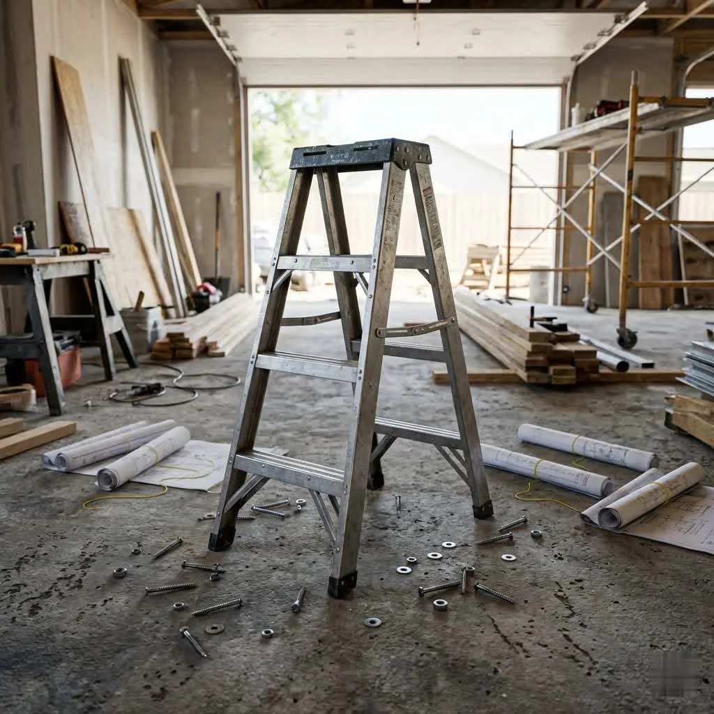 A 6-step ladder for safe home and garden tasks