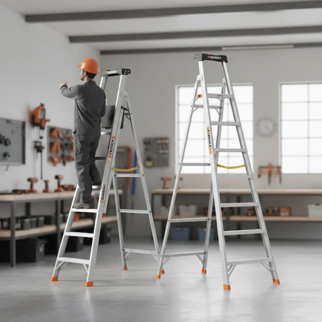 Husky Step Ladder for 12-Foot Reach: Top 2 Models